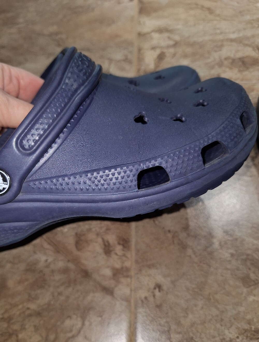 CROCS Navy, Black, Brown Casual Slip-On Shoes. 3 Pairs! - Picture 9 of 17